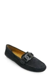 Vaneli Aiker Driving Loafer In Black Suede