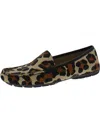 VANELI ALLY WOMENS LEATHER ANIMAL PRINT LOAFERS