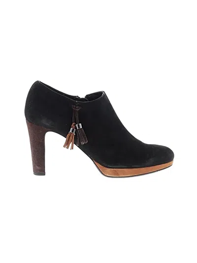 Pre-owned Vaneli Ankle Boots In Black