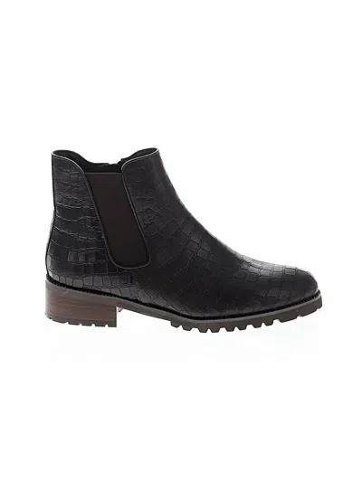 Pre-owned Vaneli Ankle Boots In Black