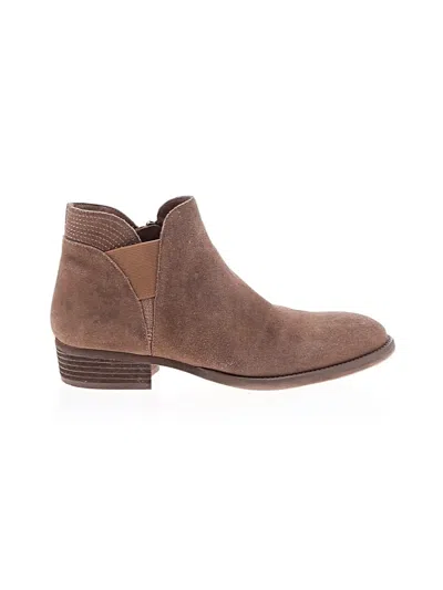 Pre-owned Vaneli Ankle Boots In Brown