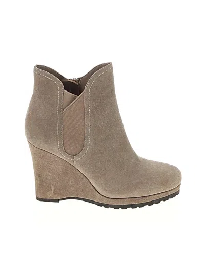 Pre-owned Vaneli Ankle Boots In Gray