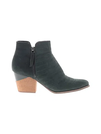 Pre-owned Vaneli Ankle Boots In Green