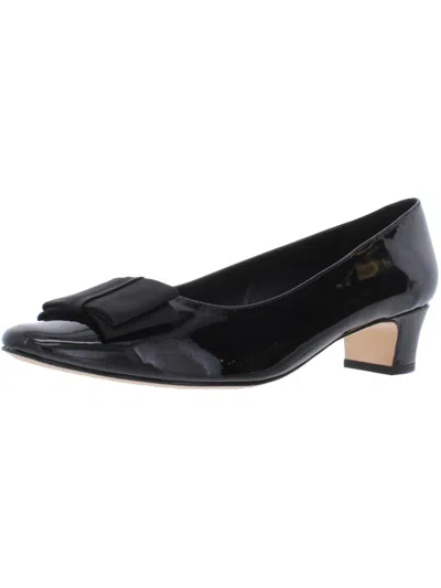 Vaneli Austine Womens Padded Insole Bow Pumps In Black