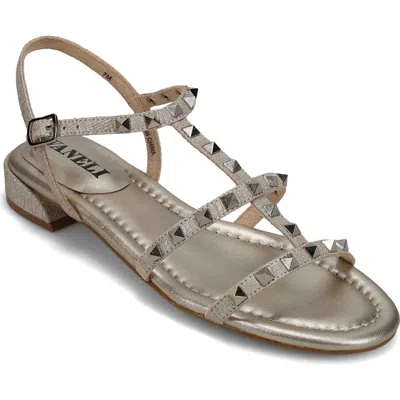 Vaneli Becky Studded Sandal In Gray