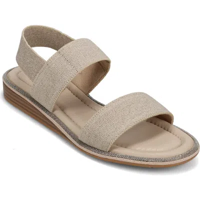 Vaneli Bordy Slingback Sandal In Neutral