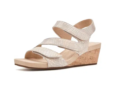 Vaneli Creola Women's Wedge Shoes Champagne Boro Print: 12 M (b) In Gold