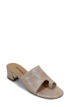 Vaneli Cruz Toe Loop Sandal In Brown