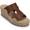 Vaneli Cyril Platform Wedge Sandal In Brown
