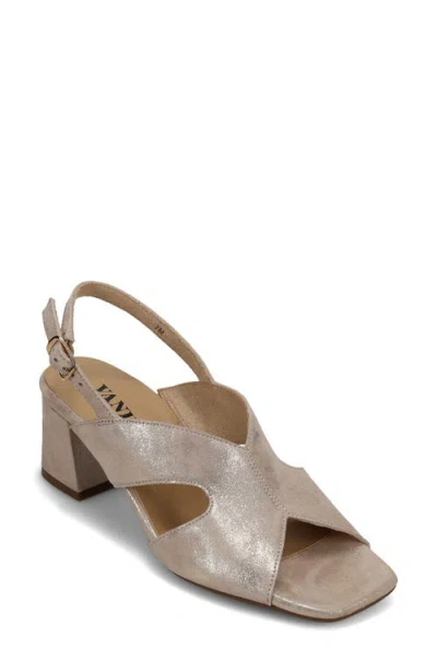 Vaneli Daffy Slingback Sandal In Gold