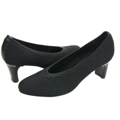 Vaneli Darrie Pumps Women's Black Almond Toe Slip On Block Heel Rhs8971
