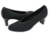 Vaneli Darrie Pumps Womens Black Stretch Knit Slip On Block Heel Jobb1958 In Black