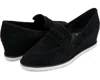 Vaneli Devera Flats Women's 12 Black Suede Slip On Penny Loafers Shoes Khd2058 In Black