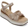 Vaneli Ekon Ankle Strap Platform Sandal In Gold