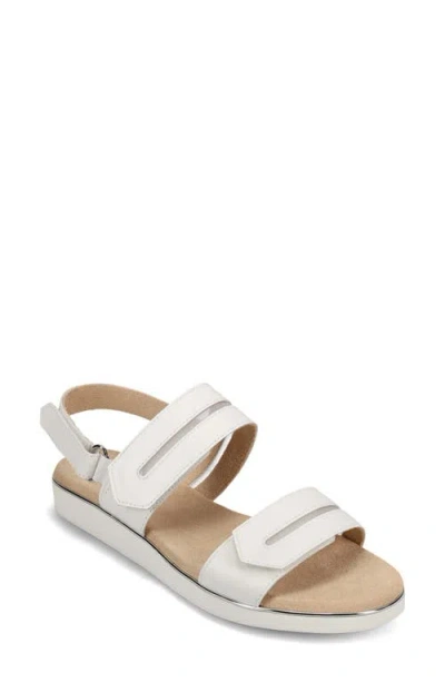 Vaneli Espe Slingback Wedge Sandal In White