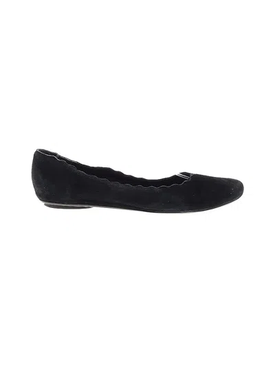 Pre-owned Vaneli Flats In Black
