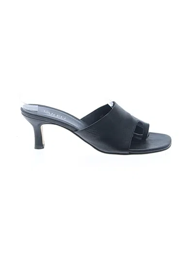 Pre-owned Vaneli Flats In Black