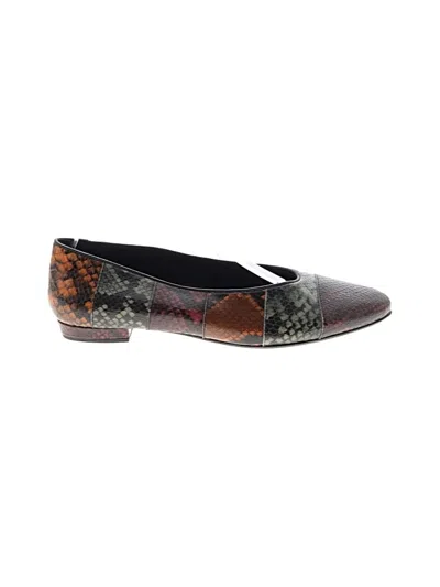 Pre-owned Vaneli Flats In Black