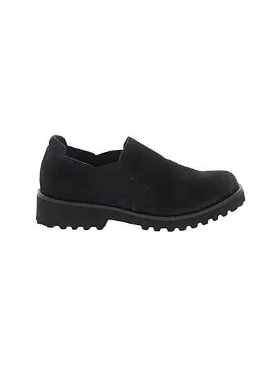 Pre-owned Vaneli Flats In Black
