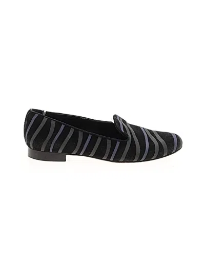 Pre-owned Vaneli Flats In Black