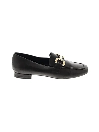 Pre-owned Vaneli Flats In Black