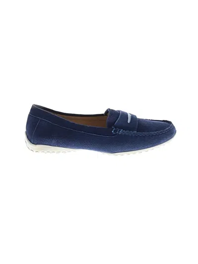 Pre-owned Vaneli Flats In Blue