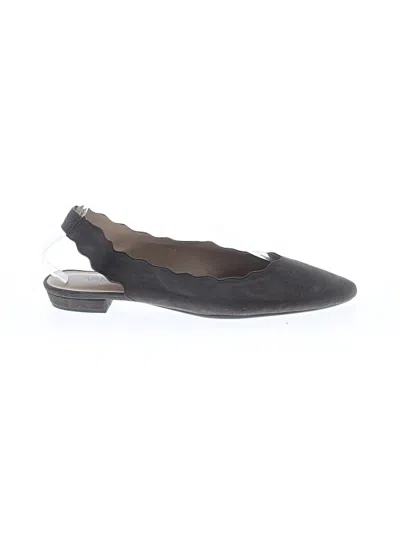 Pre-owned Vaneli Flats In Brown