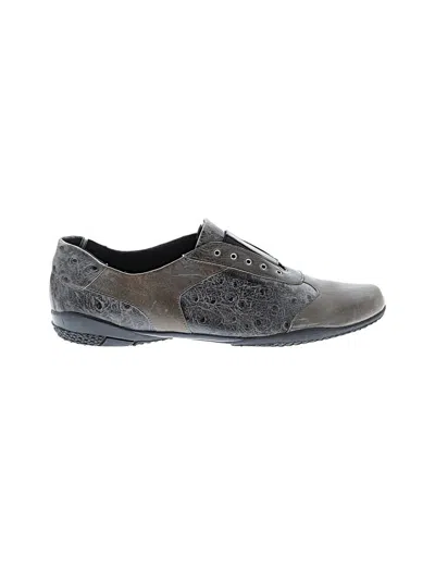 Pre-owned Vaneli Flats In Gray