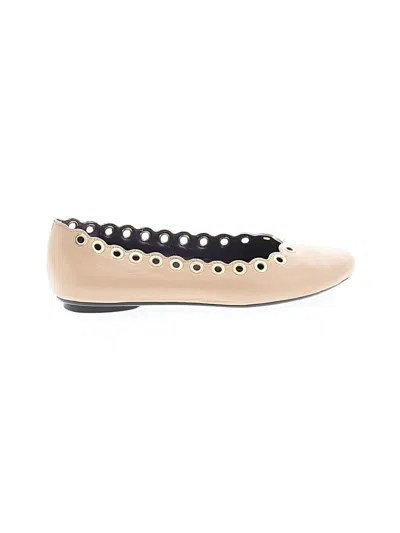 Pre-owned Vaneli Flats In White