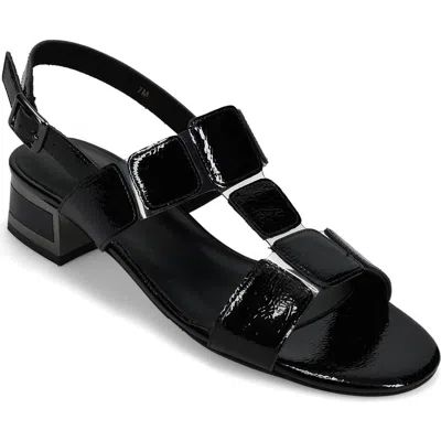Vaneli Hatty Metallic Slingback Sandal In Black