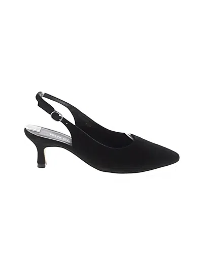 Pre-owned Vaneli Heels In Black