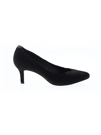 Pre-owned Vaneli Heels In Black