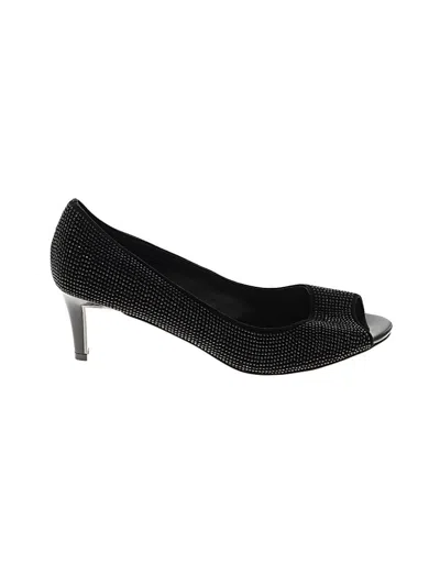 Pre-owned Vaneli Heels In Black