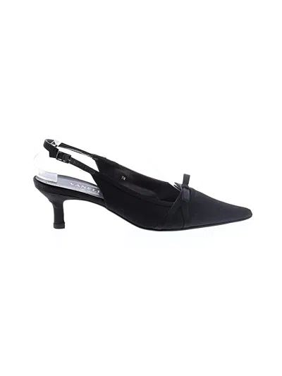 Pre-owned Vaneli Heels In Black