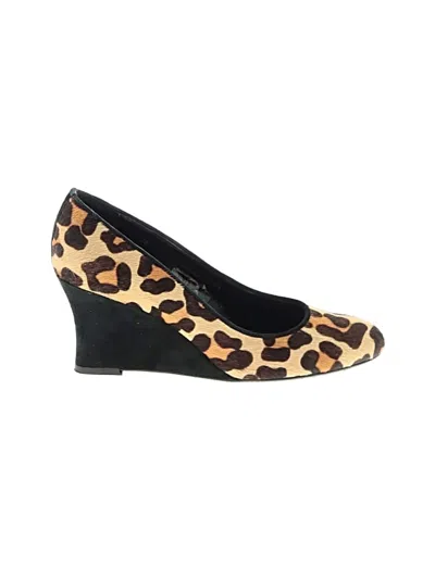 Pre-owned Vaneli Heels In Brown