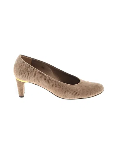 Pre-owned Vaneli Heels In Brown
