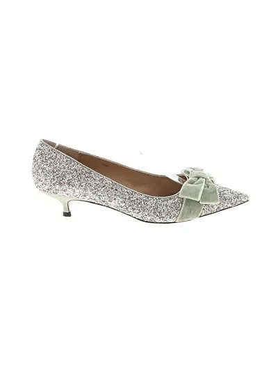 Pre-owned Vaneli Heels In Silver