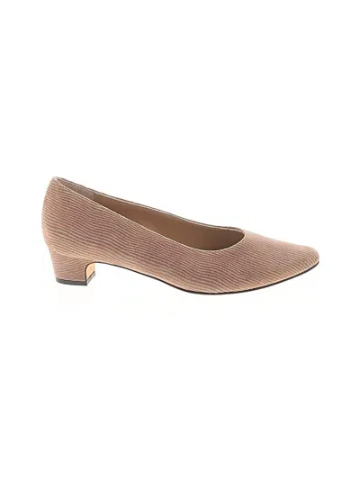 Pre-owned Vaneli Heels In Tan