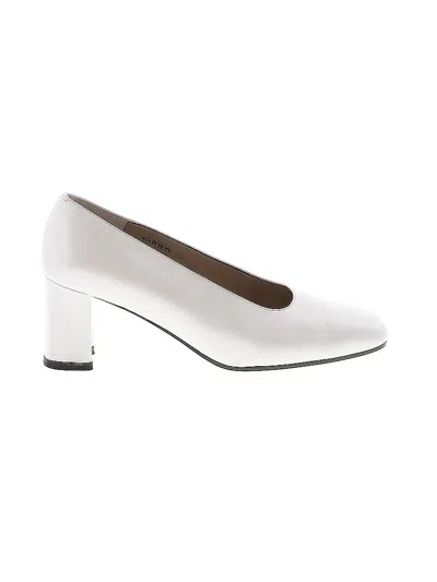 Pre-owned Vaneli Heels In White