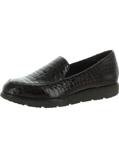 Vaneli Jimmy Womens Faux Leather Slip On Loafers In Multi