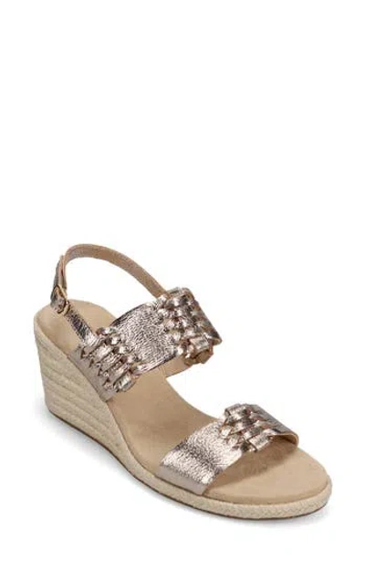 Vaneli Laleh Espadrille Wedge Sandal In Neutral