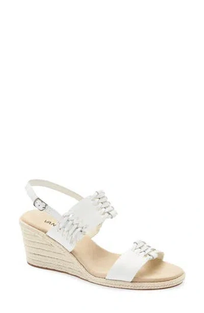 Vaneli Laleh Wedge Espadrille Sandal In White