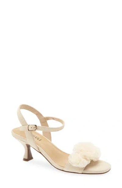 Vaneli Lapis Rosette Sandal In Neutral