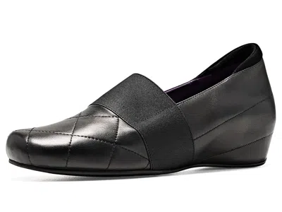 Vaneli Merida Women's Flat Shoes Black Nappa/black Suede: 8.5 M (b)