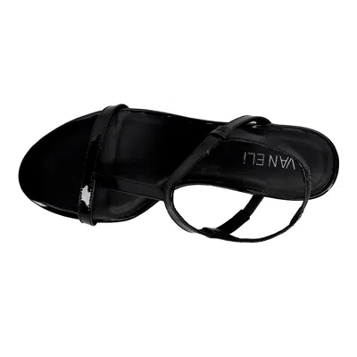 Vaneli Mohan Wedge Sandal Black Patent 312918-blk Women's In Multi