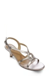 Vaneli Monde Strappy Sandal In Pewter