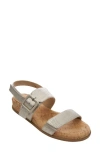 Vaneli Nelly Wedge Sandal In Off White