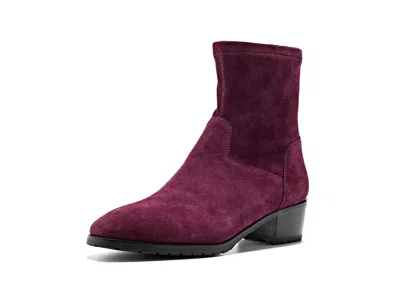 Vaneli Oleg Women's Boots Bordeaux Weatherproof Suede: 8.5 M (b), Leather In Purple