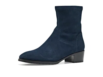 Vaneli Oleg Women's Boots Navy Weatherproof Suede: 6.5 M (b), Leather In Blue