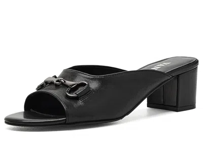 Vaneli Olivia Women's Dress Sandals Black Li Soft Nappa: 8.5 N (aa), Leather